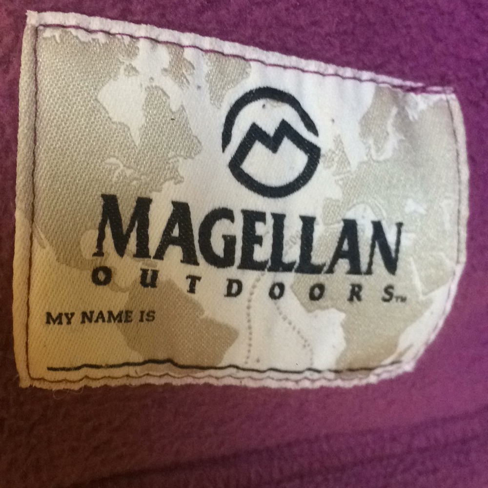 Magellan outdoors purple zip up hoodie youth L - Picture 7 of 8